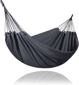 Portable Tree Hammock, Double Hammocks 2 Person with Outer Bag (size: Dark Gray   X-Large)